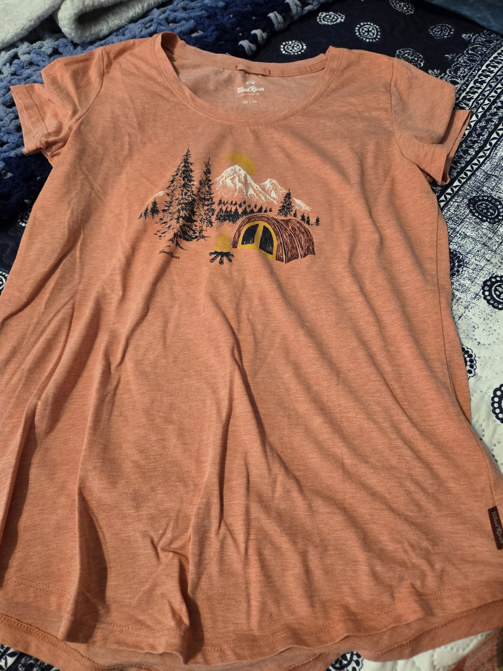 Pink Graphic Camping Tee